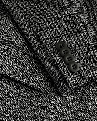 Extra Slim Gray Houndstooth Soft Suit Jacket