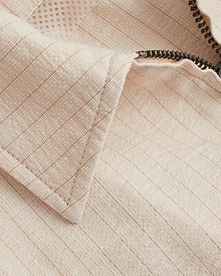 Striped Seersucker Zip Suit Jacket | Express