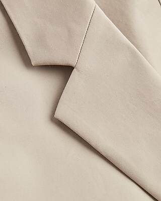 Extra Slim Solid Khaki Cotton Suit Jacket