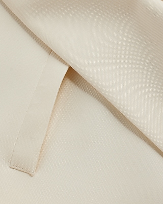 Slim White Double Breasted Suit Jacket | Express