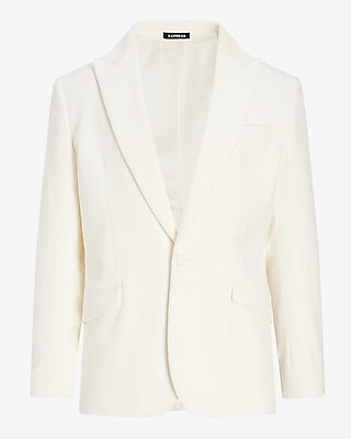 cream velvet suit