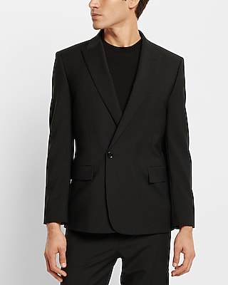 SAPIO single-breasted wool blazer - Black