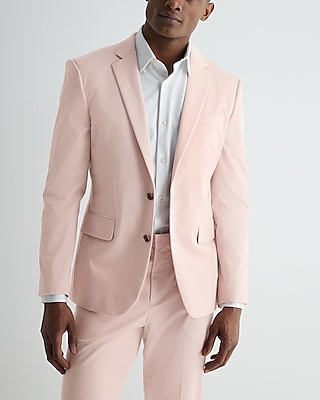 Pink suit 2024 jacket men