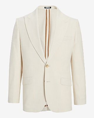 Extra Slim Striped Seersucker Suit Jacket