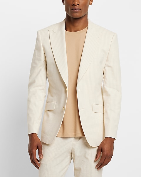 Extra Slim Striped Seersucker Suit Jacket | Express Extra Slim Striped Seersucker Suit Jacket | Express