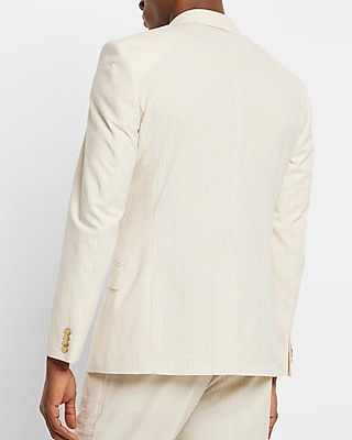 Extra Slim Striped Seersucker Suit Jacket