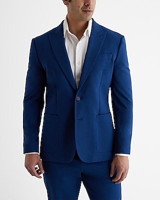 Cotton-blend suit jacket