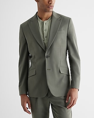 Extra Slim Striped Seersucker Suit Jacket