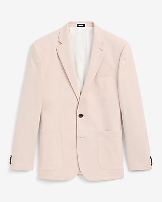 Extra Slim Linen-Blend Striped Suit Jacket