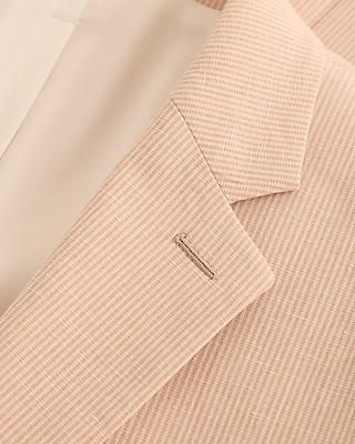 Extra Slim Linen-Blend Striped Suit Jacket