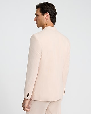 Extra Slim Linen-Blend Striped Suit Jacket