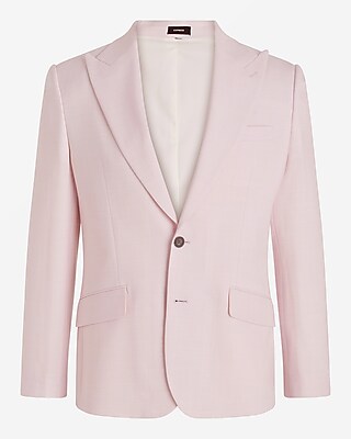Extra Slim Light Pink Wool-blend Modern Tech Suit Jacket | Express