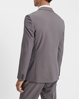 Slim Gray Stretch Suit Jacket