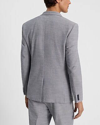 Extra Slim Striped Seersucker Cotton-Blend Suit Jacket