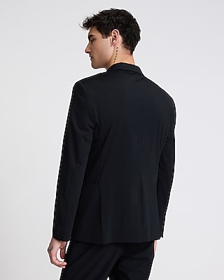 Slim Black Washable Everyday Performance Suit Jacket