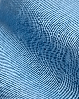 Slim Light Blue Linen-Blend Suit Jacket