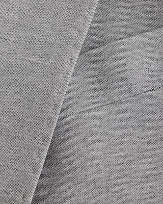 Slim Light Gray Knit Suit Jacket