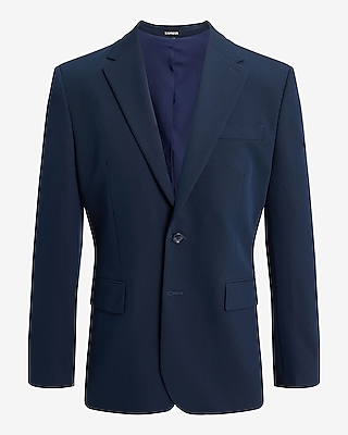 Slim Navy Stretch Suit Jacket