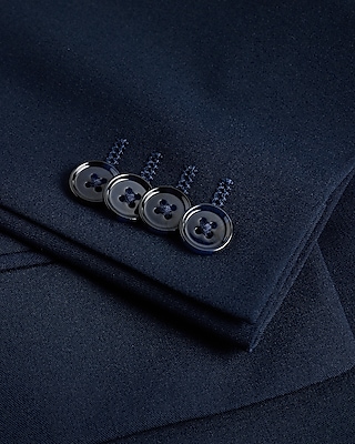 Slim Navy Stretch Suit Jacket