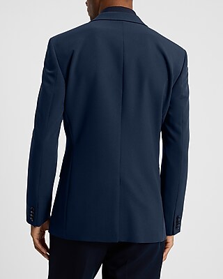 Slim Navy Stretch Suit Jacket