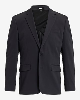 Extra Slim Slate Gray Stretch Cotton Suit Jacket