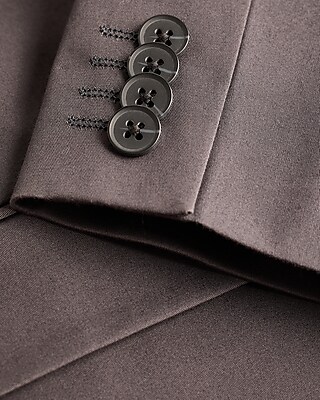 Extra Slim Slate Gray Stretch Cotton Suit Jacket