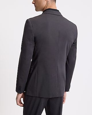 Extra Slim Slate Gray Stretch Cotton Suit Jacket