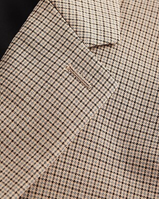 Extra Slim Check Suit Jacket