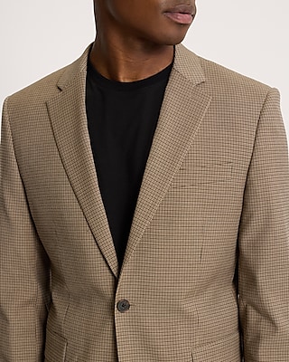 Extra Slim Check Suit Jacket