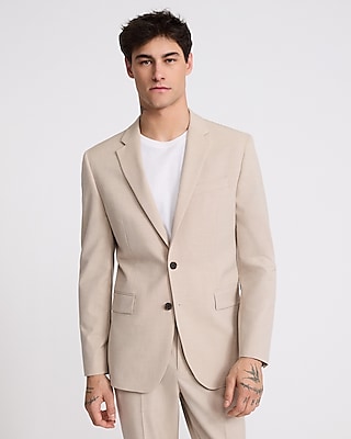 Extra Slim Khaki Stretch Suit Jacket | Express
