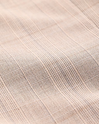 Extra Slim Plaid Wool-Blend Stretch Suit Jacket