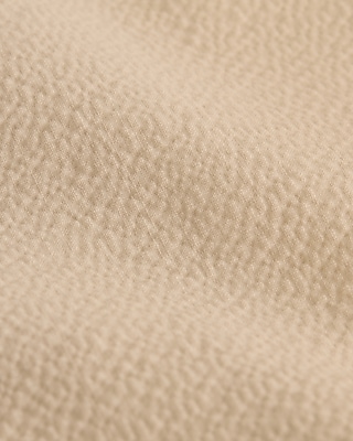 Slim Pearl White Cotton-Blend Double Breasted Seersucker Suit Jacket