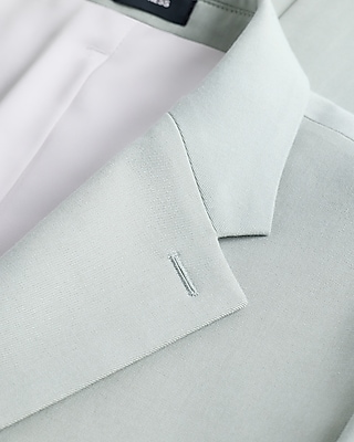 Slim Sage Wool-Blend Stretch Suit Jacket