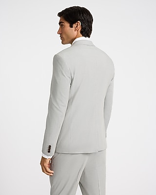 Slim Houndstooth Stretch Suit Jacket