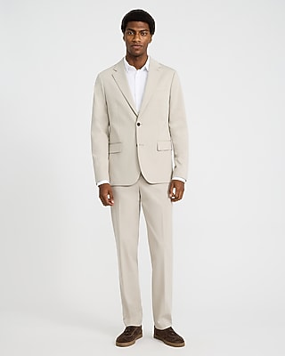 Slim Dark Brown Comfort Stretch Tech Suit Jacket