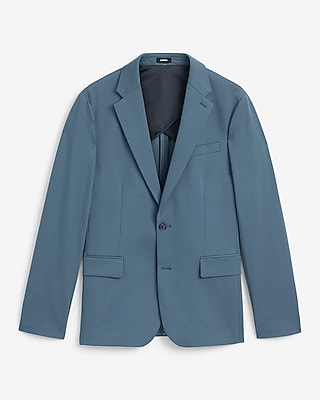 Slim Blue Comfort Stretch Tech Suit Jacket