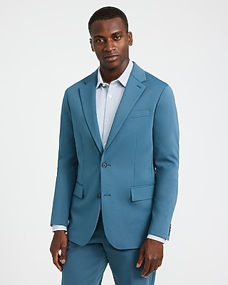 Slim Blue Comfort Stretch Tech Suit Jacket