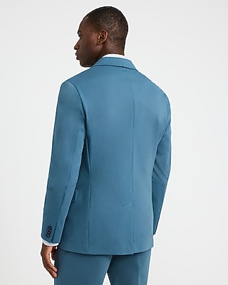 Slim Blue Comfort Stretch Tech Suit Jacket