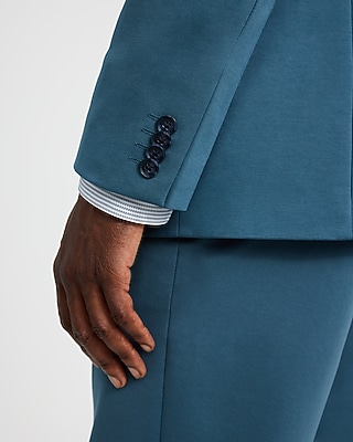 Slim Blue Comfort Stretch Tech Suit Jacket