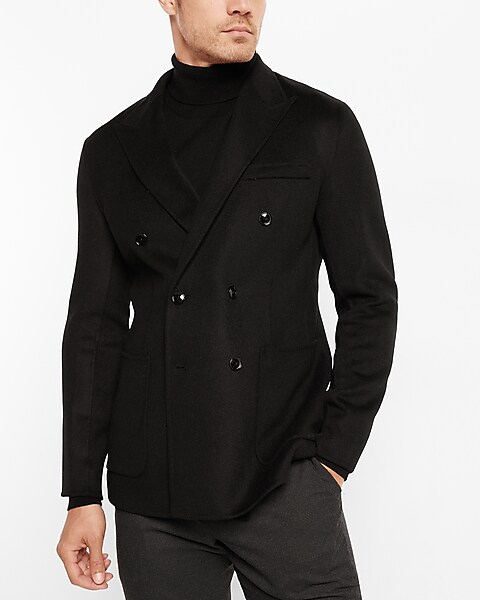 Jackets & Coats  Wool Blend Double Breasted Tailored Coat