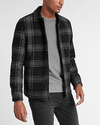 plaid chore jacket