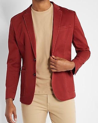 red jacket suit