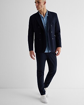 Men's Modern Fit Casual Summer Chino Blazer in Khaki main image 1