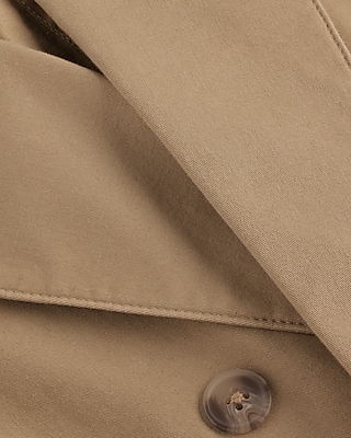 Slim Khaki Double Breasted Modern Chino Blazer