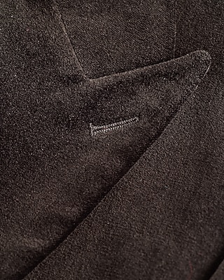 Slim Black Velvet Tuxedo Jacket