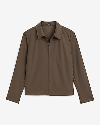 Everyday Performance Brown Zip Jacket Premium Tech