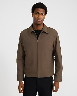 Everyday Performance Brown Zip Jacket Premium Tech