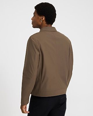 Everyday Performance Brown Zip Jacket Premium Tech