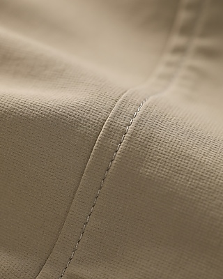 Everyday Performance Double Flap Chest Pocket Khaki Zip Jacket