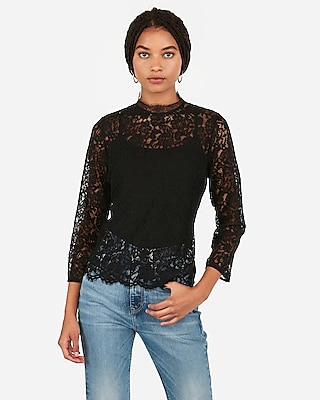 express lace top
